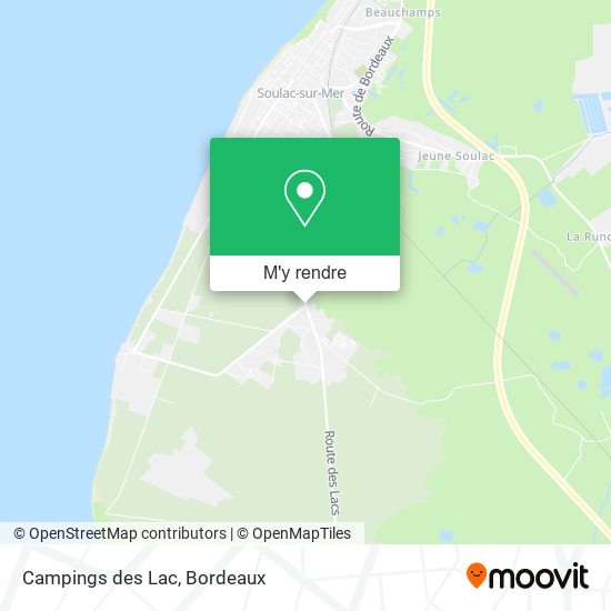 Campings des Lac plan