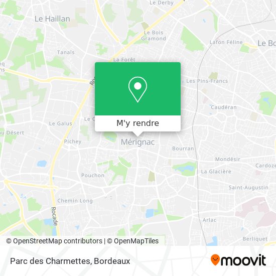 Parc des Charmettes plan