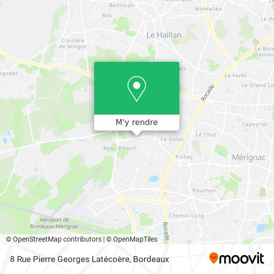 8 Rue Pierre Georges Latécoère plan