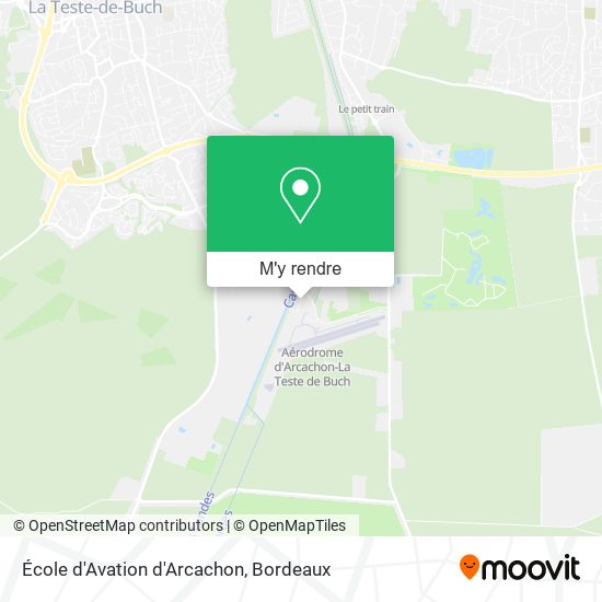 École d'Avation d'Arcachon plan
