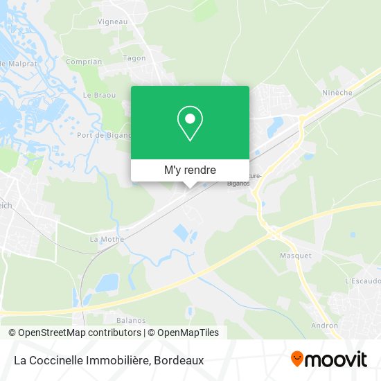 La Coccinelle Immobilière plan