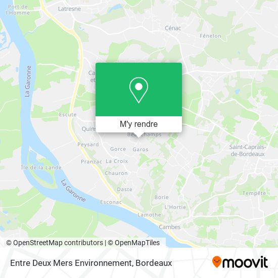 Entre Deux Mers Environnement plan