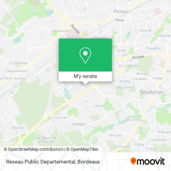 Reseau Public Departemental plan