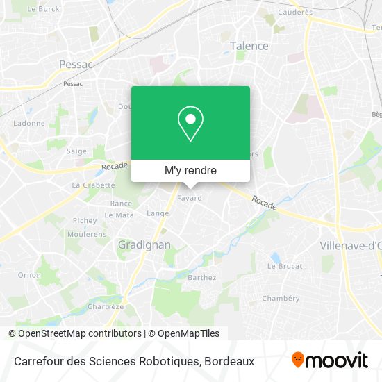 Carrefour des Sciences Robotiques plan