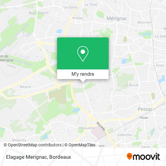 Elagage Merignac plan