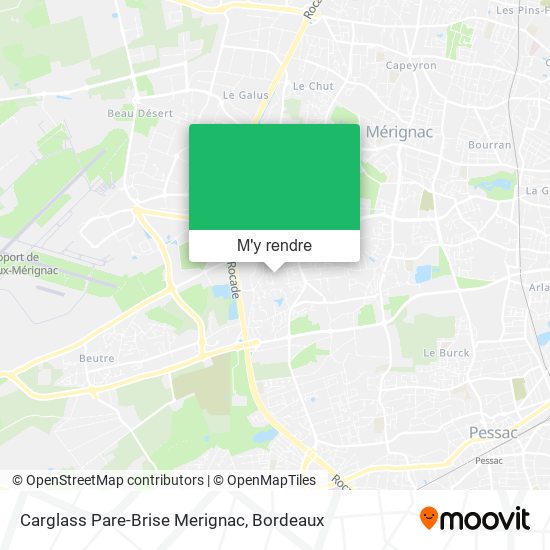 Carglass Pare-Brise Merignac plan