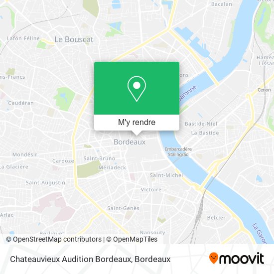 Chateauvieux Audition Bordeaux plan
