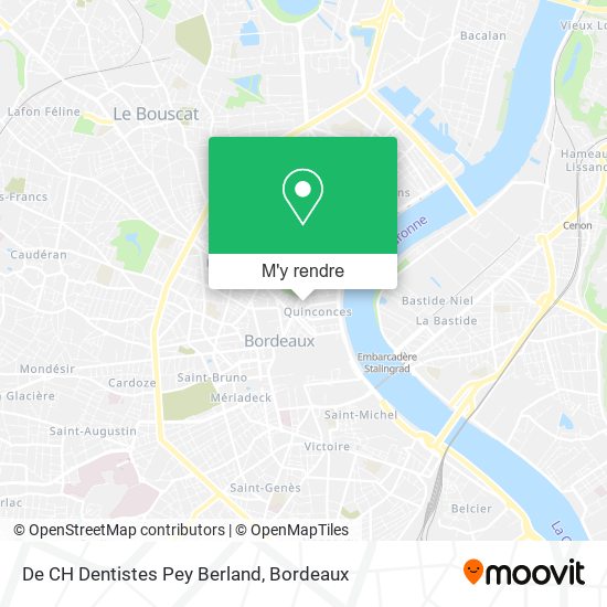 De CH Dentistes Pey Berland plan