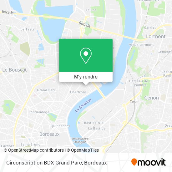 Circonscription BDX Grand Parc plan