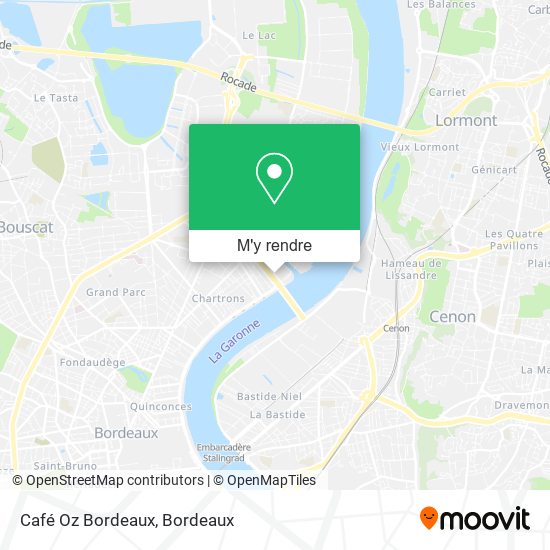 Café Oz Bordeaux plan