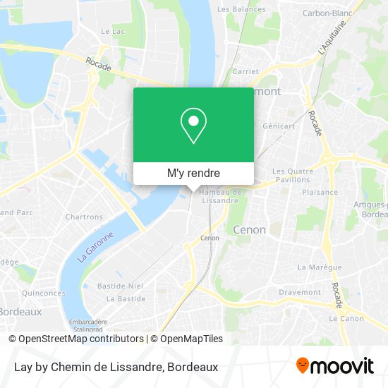 Lay by Chemin de Lissandre plan