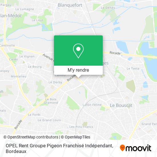 OPEL Rent Groupe Pigeon Franchisé Indépendant plan