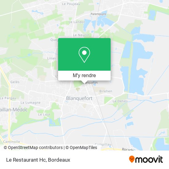 Le Restaurant Hc plan