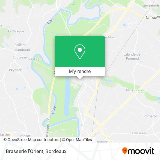 Brasserie l'Orient plan