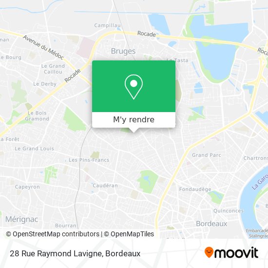 28 Rue Raymond Lavigne plan
