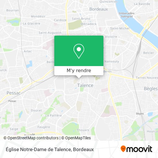 Église Notre-Dame de Talence plan