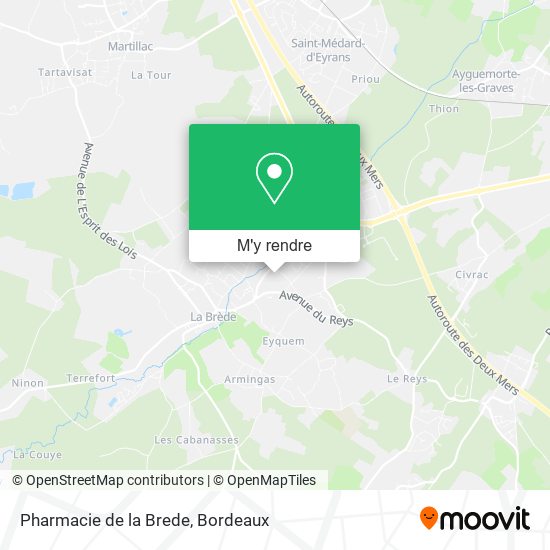 Pharmacie de la Brede plan