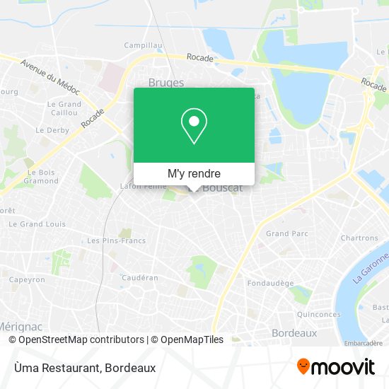 Ùma Restaurant plan