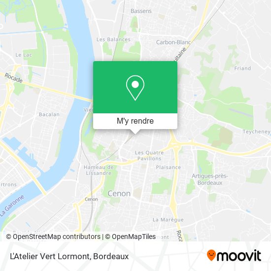 L'Atelier Vert Lormont plan
