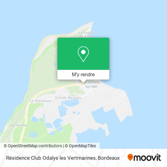 Résidence Club Odalys les Vertmarines plan
