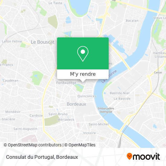 Consulat du Portugal plan