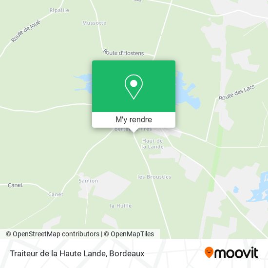 Traiteur de la Haute Lande plan