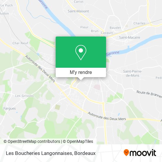 Les Boucheries Langonnaises plan