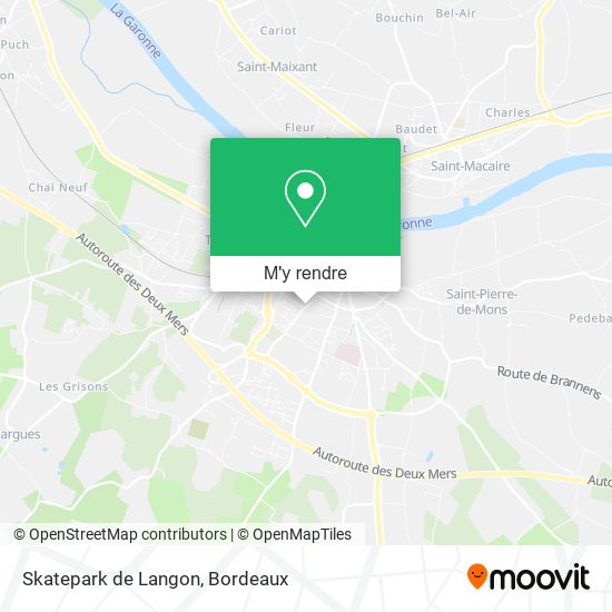 Skatepark de Langon plan