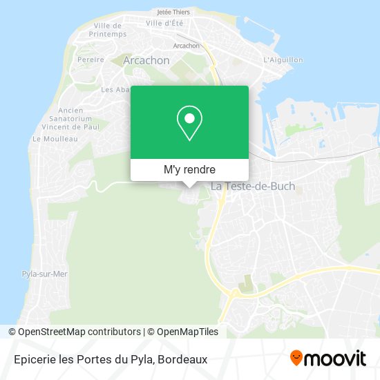 Epicerie les Portes du Pyla plan