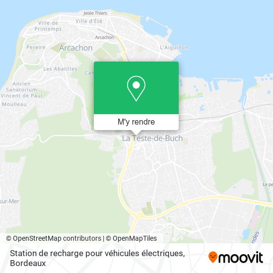 Station de recharge pour véhicules électriques plan