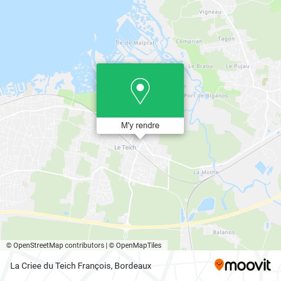 La Criee du Teich François plan