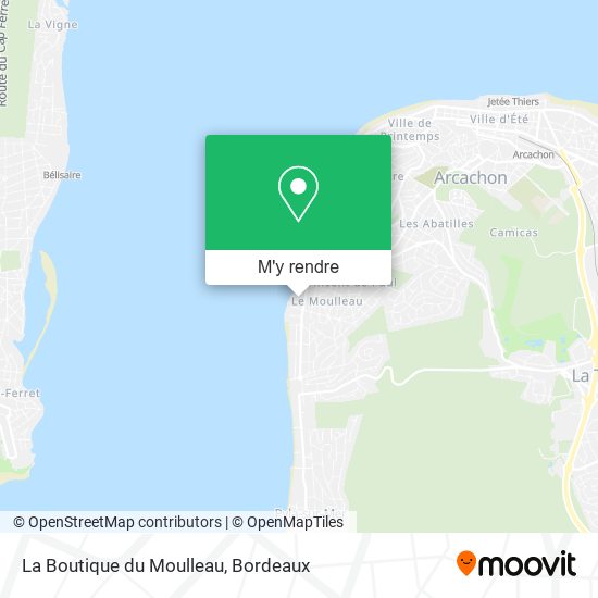 La Boutique du Moulleau plan