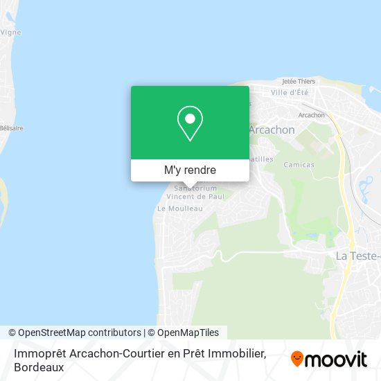 Immoprêt Arcachon-Courtier en Prêt Immobilier plan