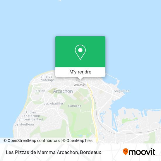 Les Pizzas de Mamma Arcachon plan
