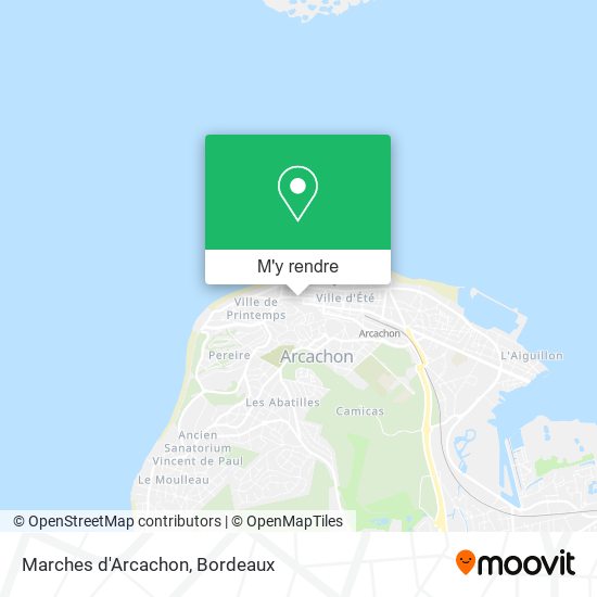 Marches d'Arcachon plan