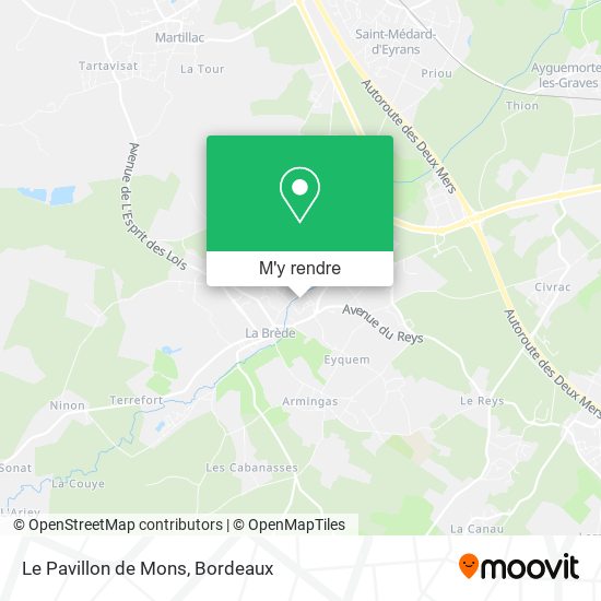 Le Pavillon de Mons plan