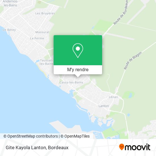 Gite Kayola Lanton plan