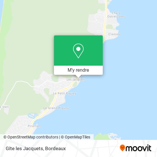 Gîte les Jacquets plan