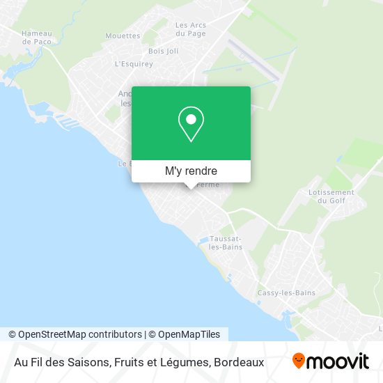 Au Fil des Saisons, Fruits et Légumes plan