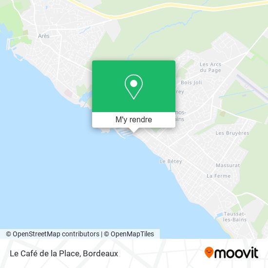 Le Café de la Place plan