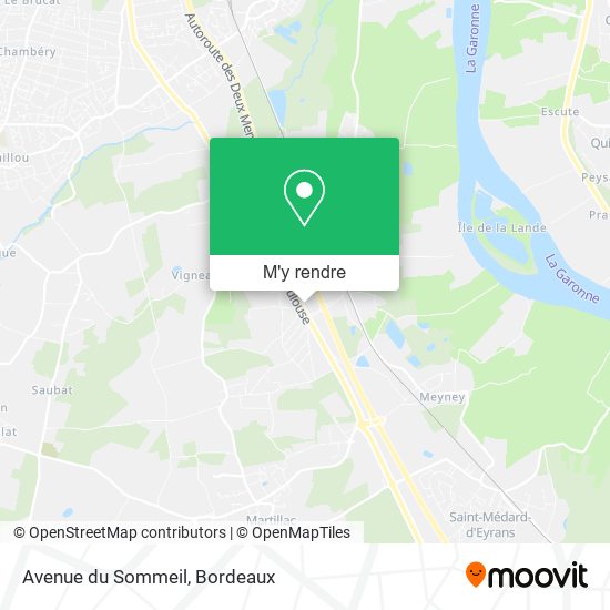 Avenue du Sommeil plan