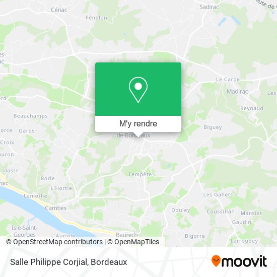 Salle Philippe Corjial plan
