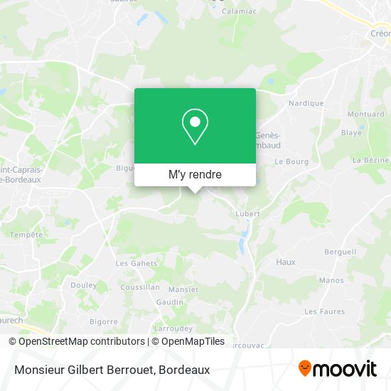 Monsieur Gilbert Berrouet plan