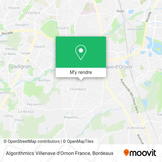 Algorithmics Villenave d'Ornon France plan