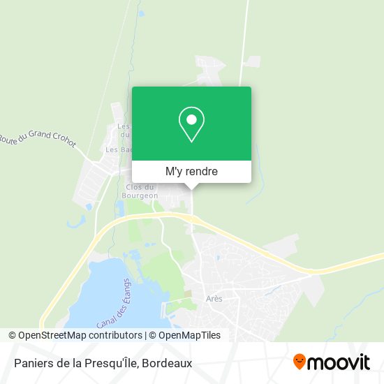 Paniers de la Presqu'Île plan