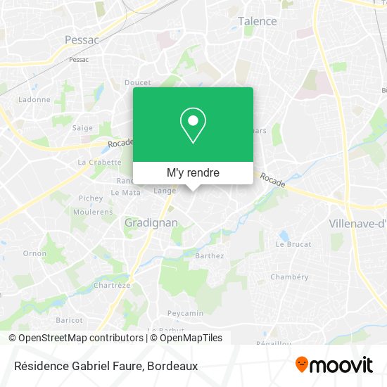 Résidence Gabriel Faure plan