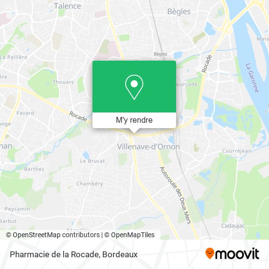Pharmacie de la Rocade plan