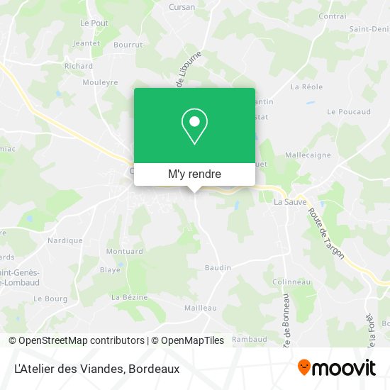 L'Atelier des Viandes plan