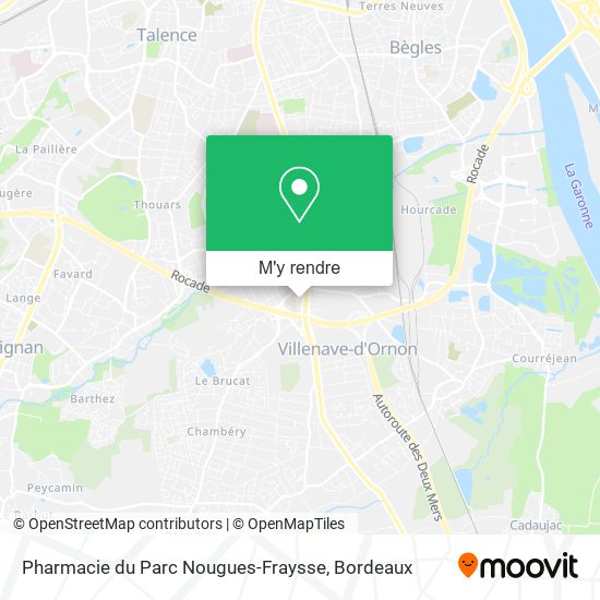 Pharmacie du Parc Nougues-Fraysse plan