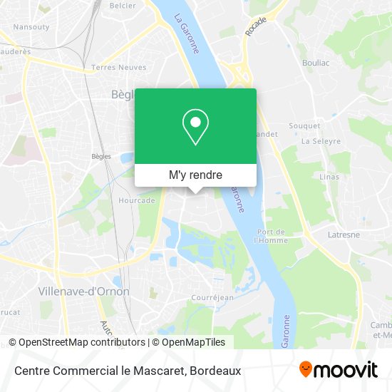 Centre Commercial le Mascaret plan